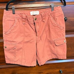 Eddie Bauer Women's Cargo Shorts in Terracotta